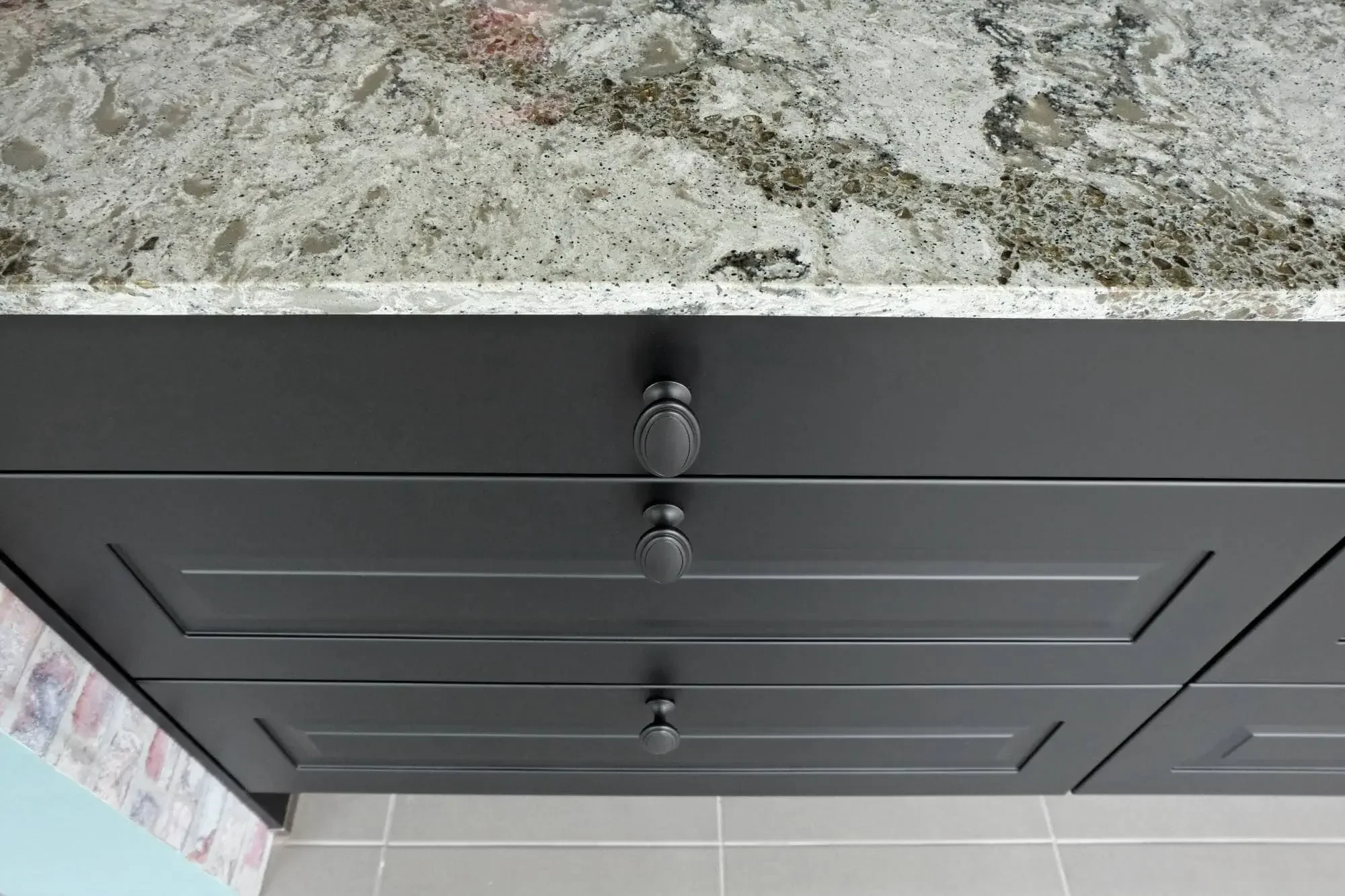 Modern Kitchen Countertop Closeup Oakland County Michigan