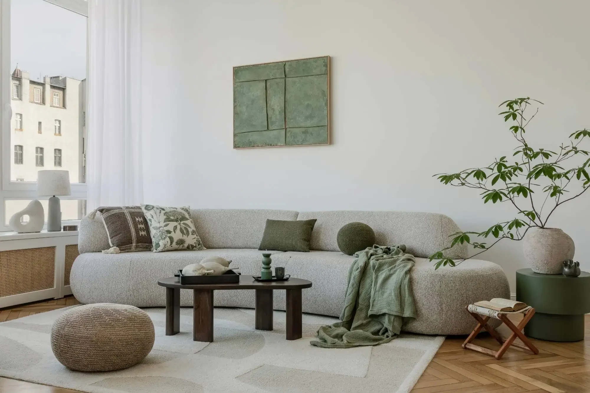 Modern Living Room Decor Oakland County Michigan
