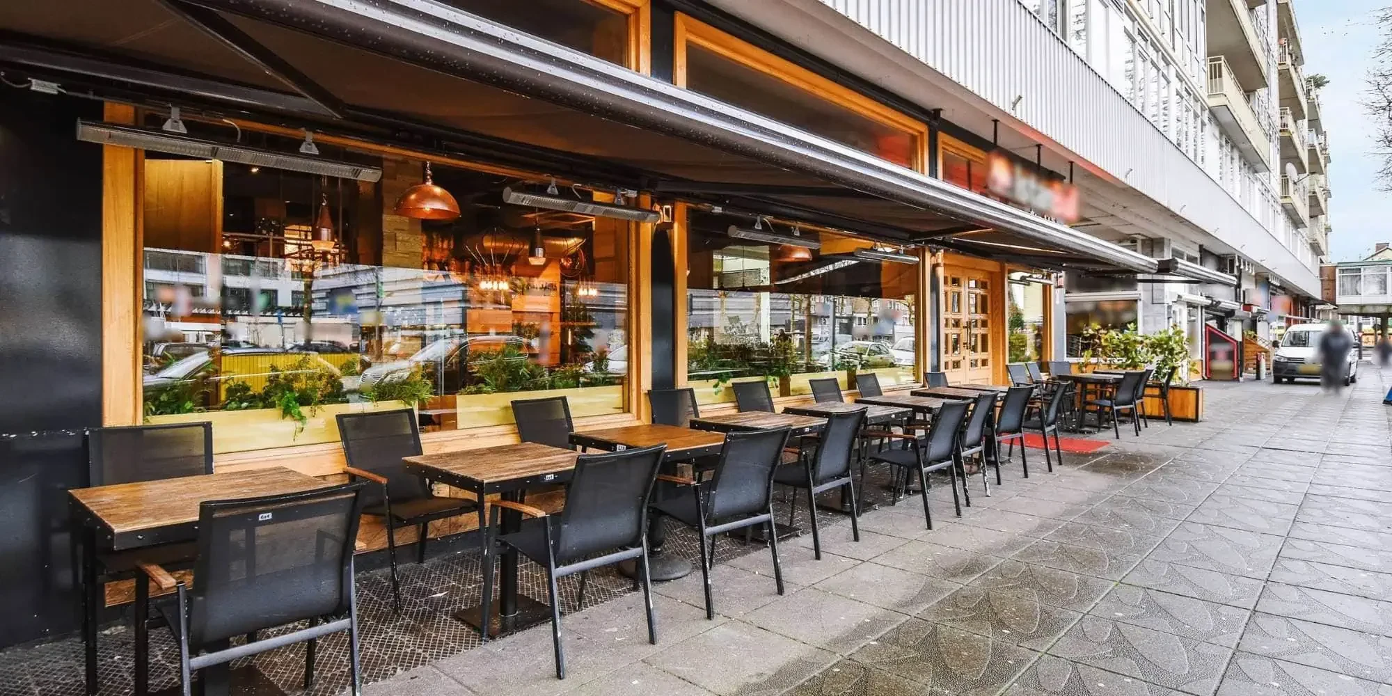Modern Restaurant Outdoor Seating Oakland County Michigan