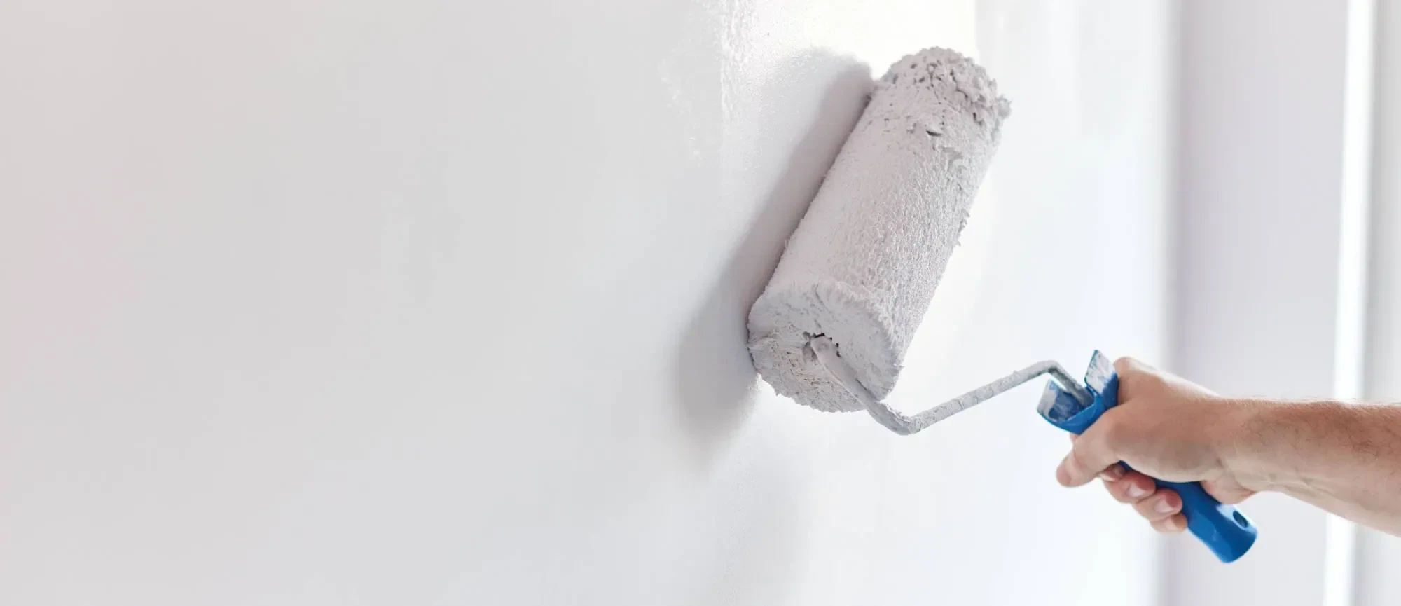 Painting Wall Roller White Oakland County Michigan