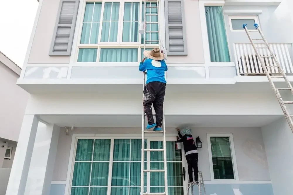 Painting Contractors Ladders Exterior Oakland County Michigan